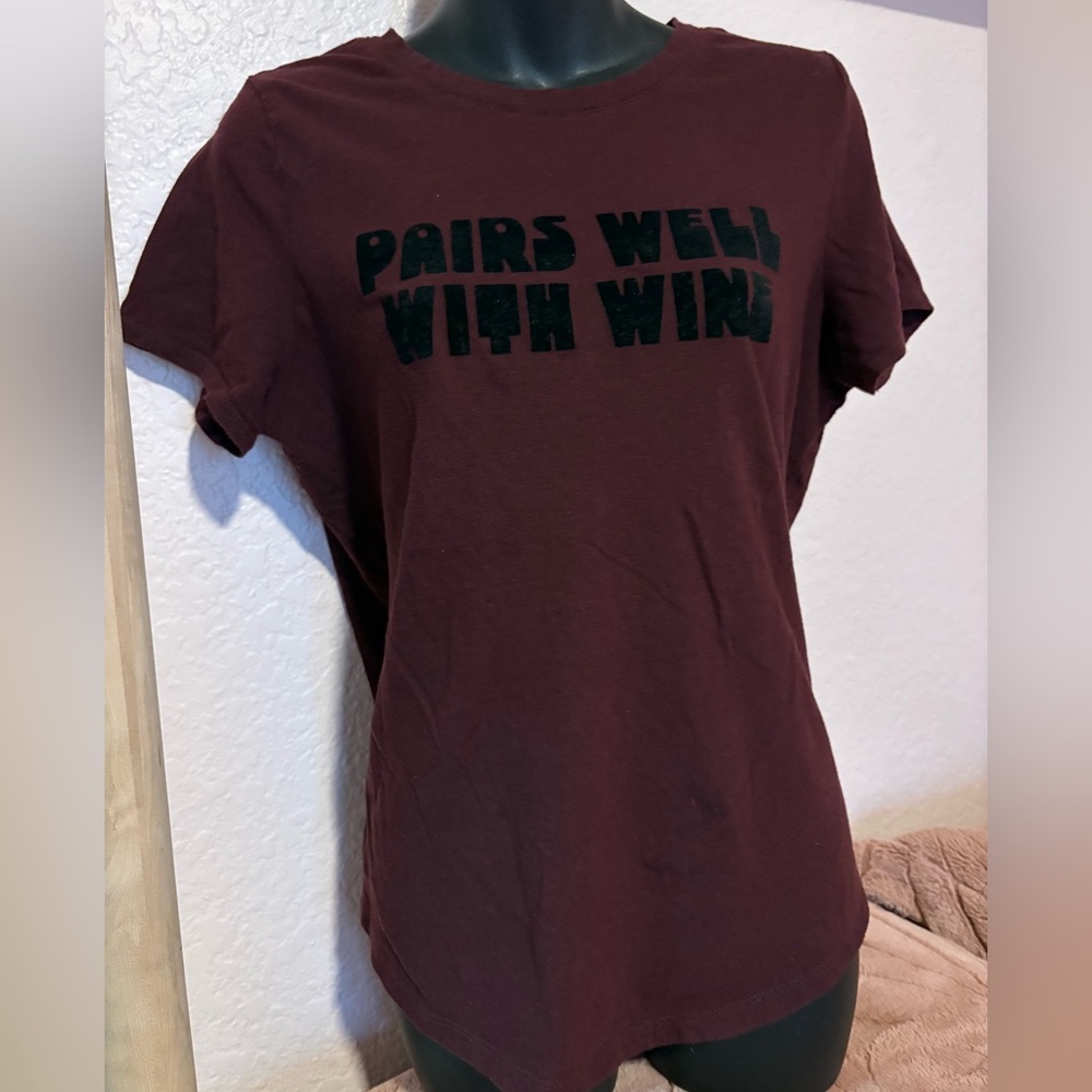 Old Navy Wine-Themed Tee
